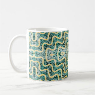 Caneca De Café Ripple Teal