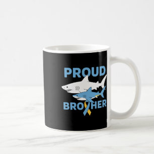 Caneca De Café Riqueza Irmão Autismo Tubarão de Sensibilização Ri