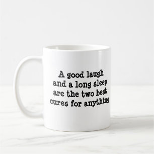 Caneca De Café Rir e um longo sono