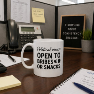 Caneca De Café Rir Humor Político Temporada de Eleições Intermedi