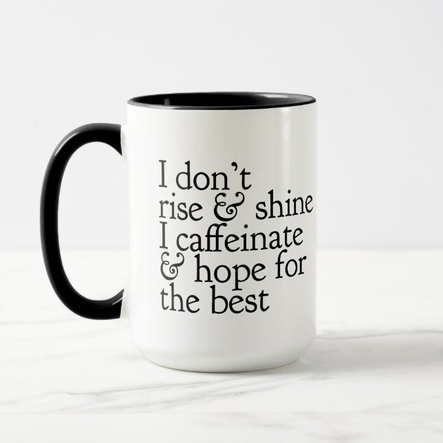 Caneca de Café Rise and Shine (Esquerda)