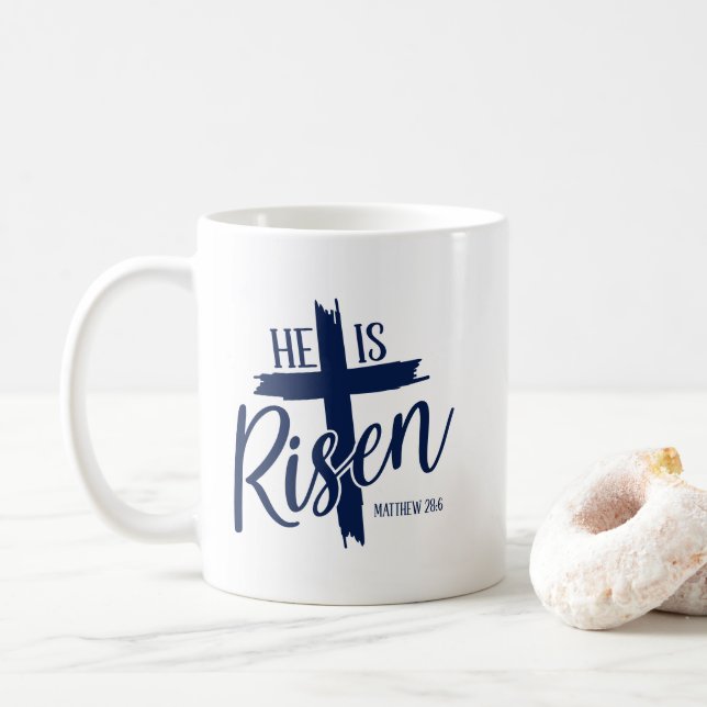 Caneca De Café Risen Cross Coffee Mug (Com Donut)