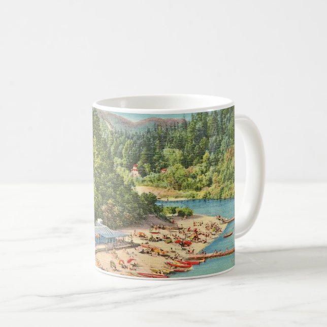 Caneca De Café River Beach Guerneville Mug (Frente Esquerda)