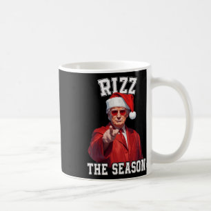 Caneca De Café Rizz A Época Engraçada Papais noeis De Natal De Tr