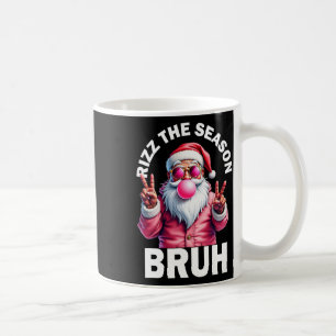 Caneca De Café Rizz A Temporada Cara Humor Natal Rizzmas Papai No