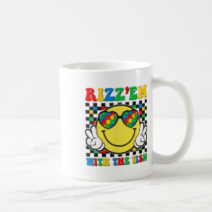 Caneca De Café Rizz Em Com O Tismo Engraçados Rapazes Da Consciên