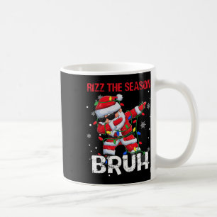 Caneca De Café Rizz The Season Bruh Christmas Rizzmas Papai Noel