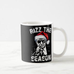Caneca De Café Rizz The Season Encantado Trump Feliz Papais noeis