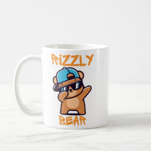 Caneca De Café Rizzy Bear Legal Urso com óculos de sol