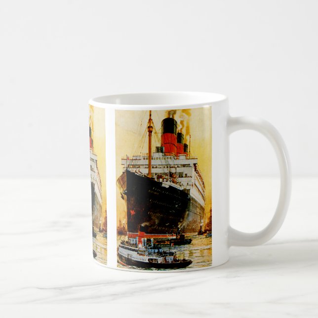 Caneca De Café RMS Berengaria (Direita)