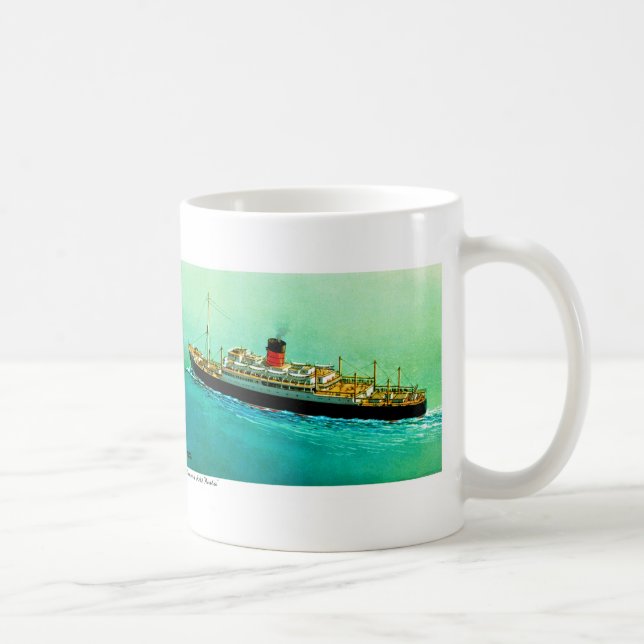 Caneca De Café RMS Parthia (Direita)