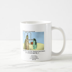 Caneca De Café Roach Motel Engraçado Cartoon Café Mug