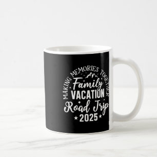 Caneca De Café Road Trip 2025 Family Vacation Memories Mat (Memór