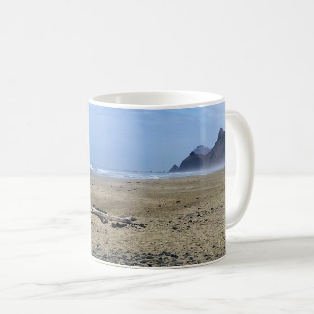 Caneca De Café Roads End, Lincoln City, Oregon (Frente Esquerda)