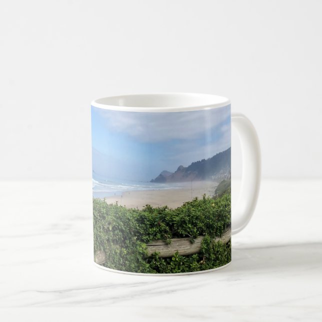 Caneca De Café Roads End, Lincoln City, Oregon (Frente Esquerda)