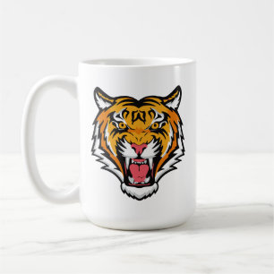 Caneca De Café Roaring Tiger Head-25818