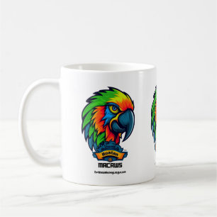 Caneca De Café Roatan Macaws - CaribbeanHockeyLeague.com