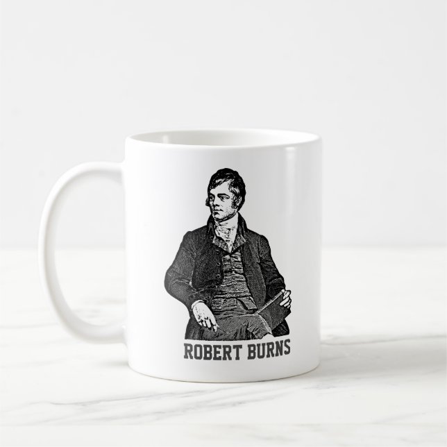 Caneca De Café Robert Burns Coffee Mug (Esquerda)