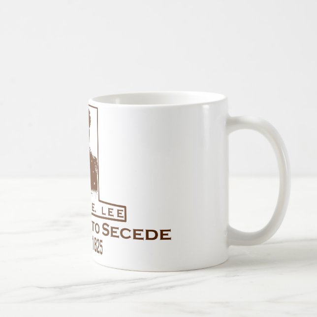 Caneca De Café Robert E. Lee muito provavelmente a secede (Direita)