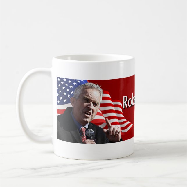 Caneca De Café Robert F Kennedy Jr Presidente 2024 (Esquerda)
