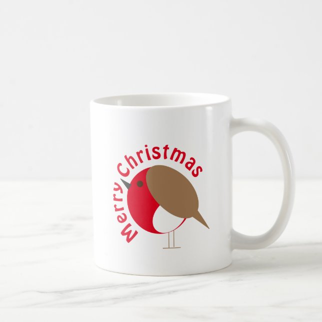 Caneca De Café Robin Christmas Mug (Direita)