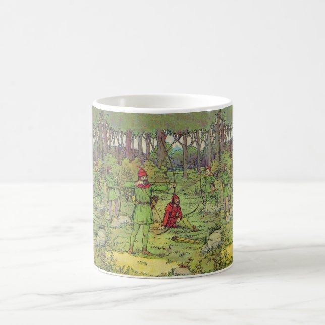 Caneca De Café Robin Hood In The Forest  (Centro)
