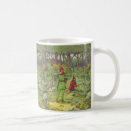 Caneca De Café Robin Hood Na Floresta