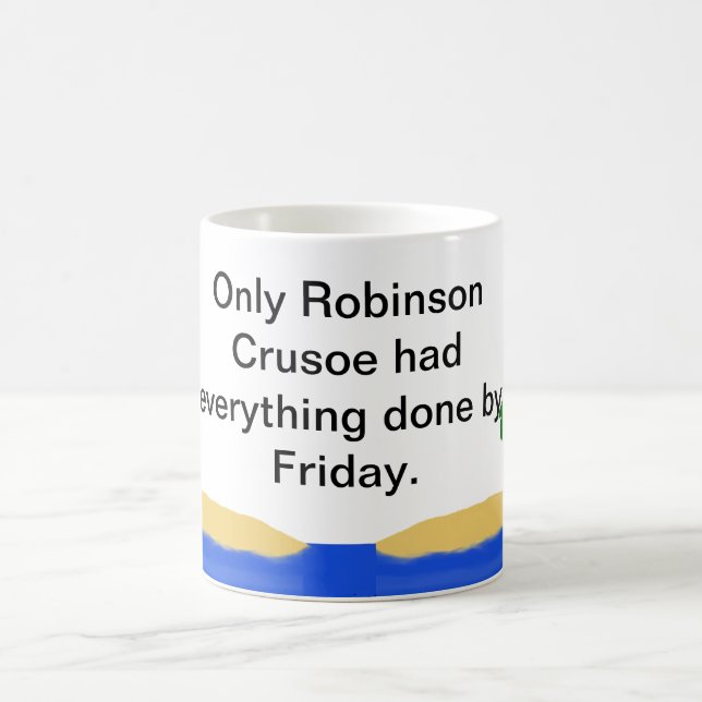 Caneca De Café Robinson Crusoe (Centro)