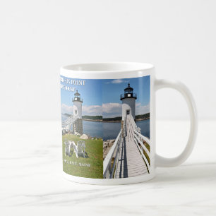 Caneca De Café Robinson Point Lighthouse, Isle Au Haut, Maine Mug