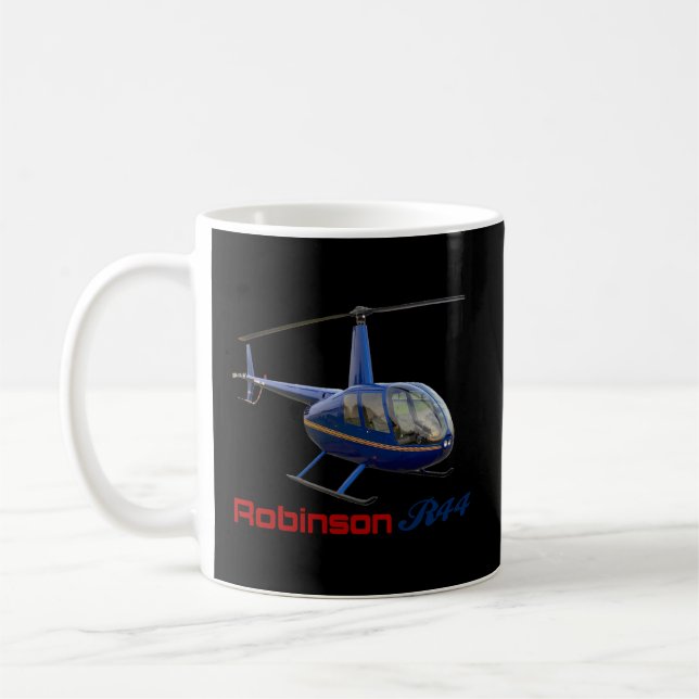 Caneca De Café Robinson R44 Helicóptero R44 Helicóptero Robinson  (Esquerda)