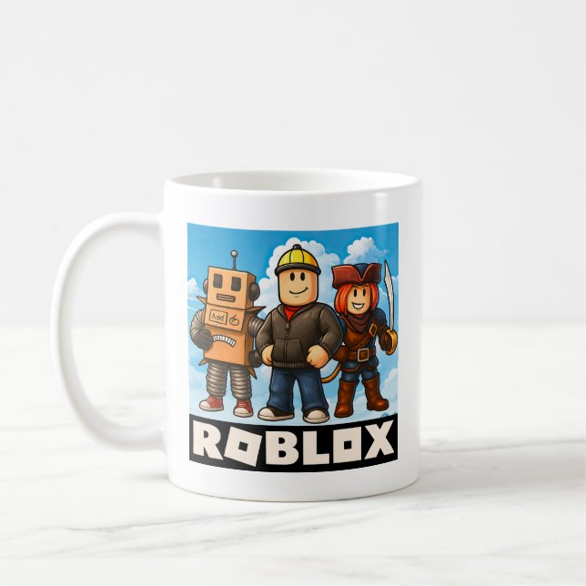 Caneca De Café Roblox Gamer (Esquerda)