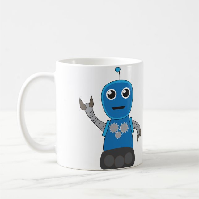 Caneca De Café Robô (Esquerda)