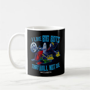 Caneca De Café Robôs De Batebotas, Eu Gosto De Grandes Bots Para 