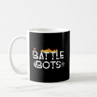 Caneca De Café Robôs de Combate a Botas de Batalha