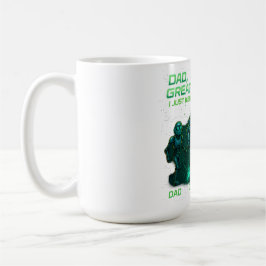 Caneca De Café Robot Family Evolution: Pai a Excelente-Avô