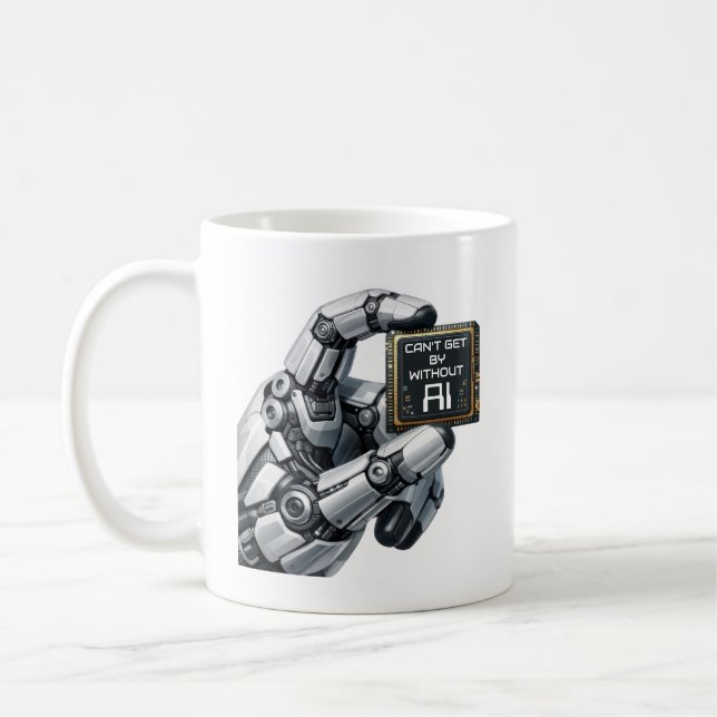Caneca De Café Robot Hand (Esquerda)
