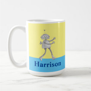 Caneca De Café Robot Mug Personalizado