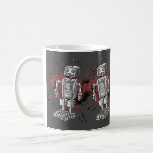 Caneca De Café Robot Seven Mug (Esquerda)