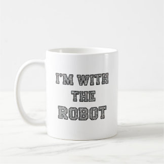 Caneca De Café Robot Text