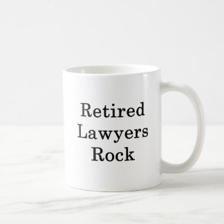 Caneca De Café Rocha aposentada dos advogados