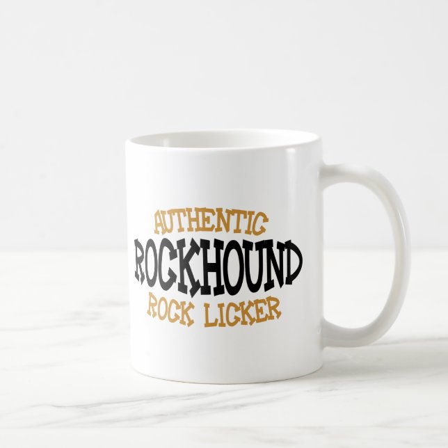 Caneca De Café Rocha autêntica Licker de Rockhound (Direita)