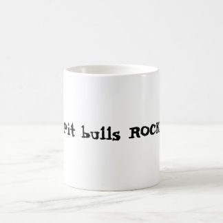 Caneca De Café ROCHA dos pitbull!