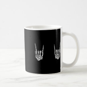 Caneca De Café Rocha Mão Preguiçosa Halloween Costume Legal Ossos