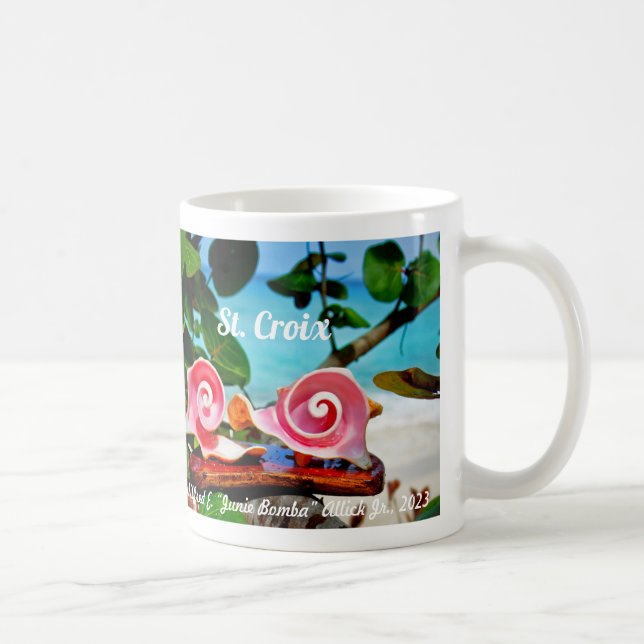 Caneca De Café Rochas Conch Shell Mug Rua. Croix (Direita)