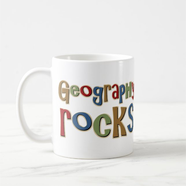 Caneca De Café Rochas da geografia (Esquerda)