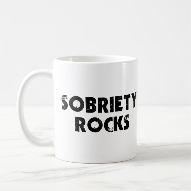 Caneca De Café Rochas da sobriedade (Esquerda)