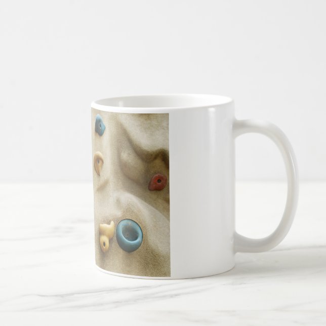 Caneca De Café Rochas de parede de escalada coloridas (Direita)