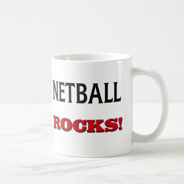 Caneca De Café Rochas do Netball (Direita)