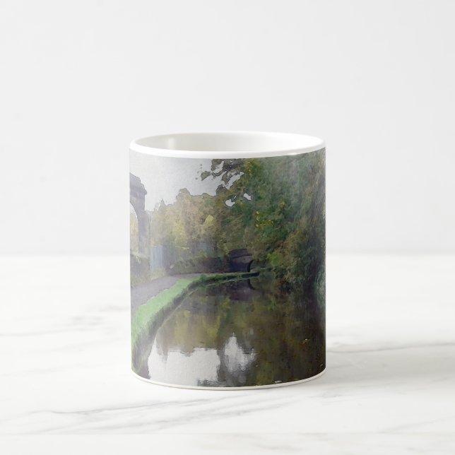 Caneca De Café Rochdale Canal Sagar Richards Arch (Centro)
