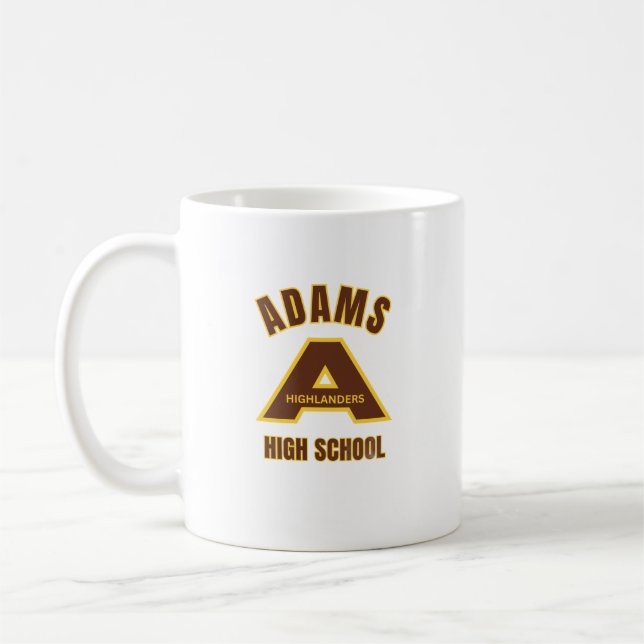 Caneca De Café Rochester High Adams School Michigan Café Mug (Esquerda)